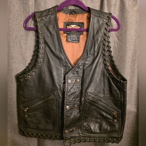 Harley-Davidson Leather Vest Vintage